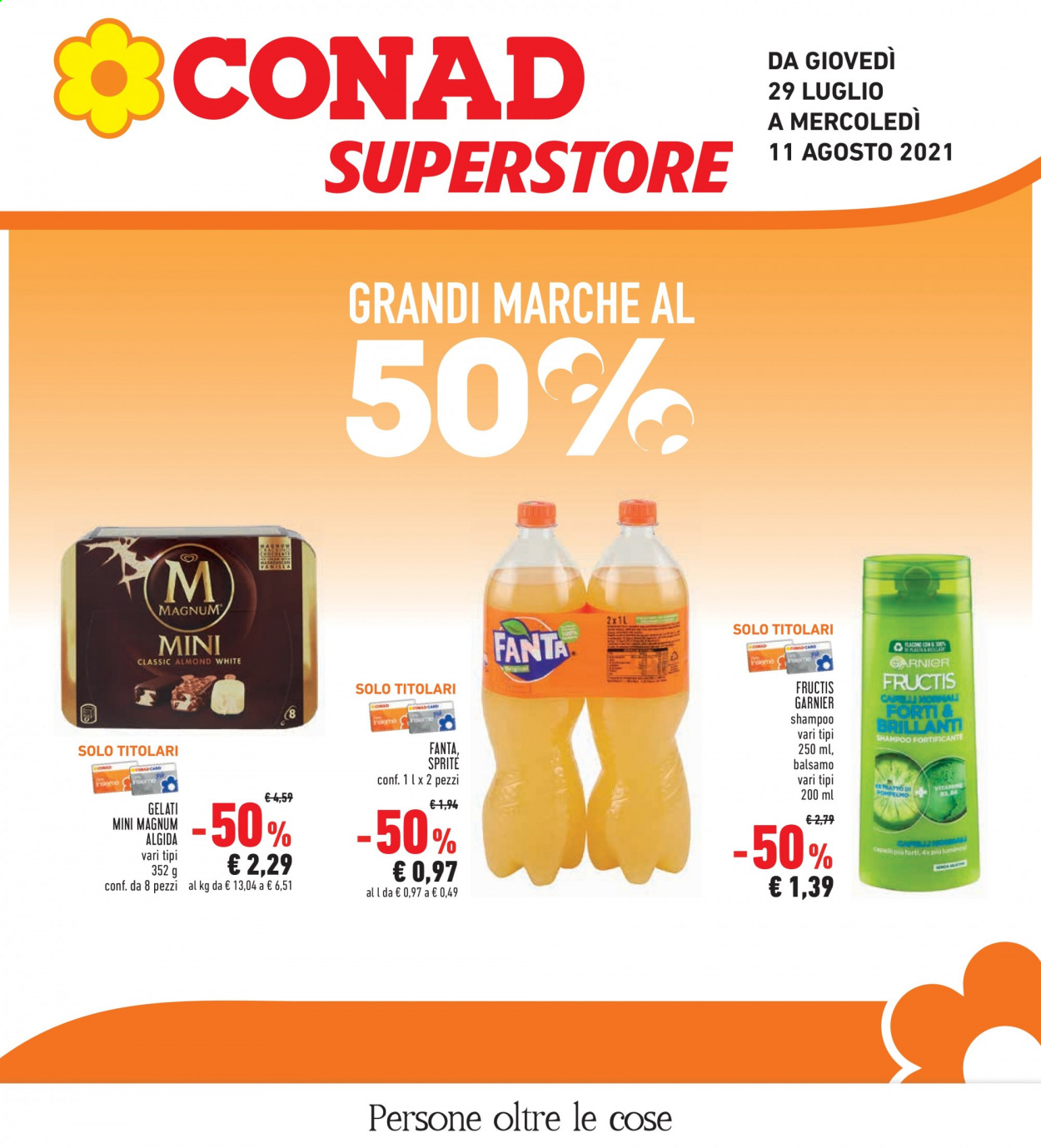 Volantino Conad - 29/7/2021 - 11/8/2021. Pagina 1