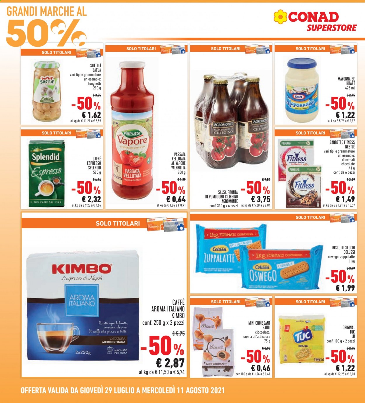 Volantino Conad - 29/7/2021 - 11/8/2021. Pagina 4