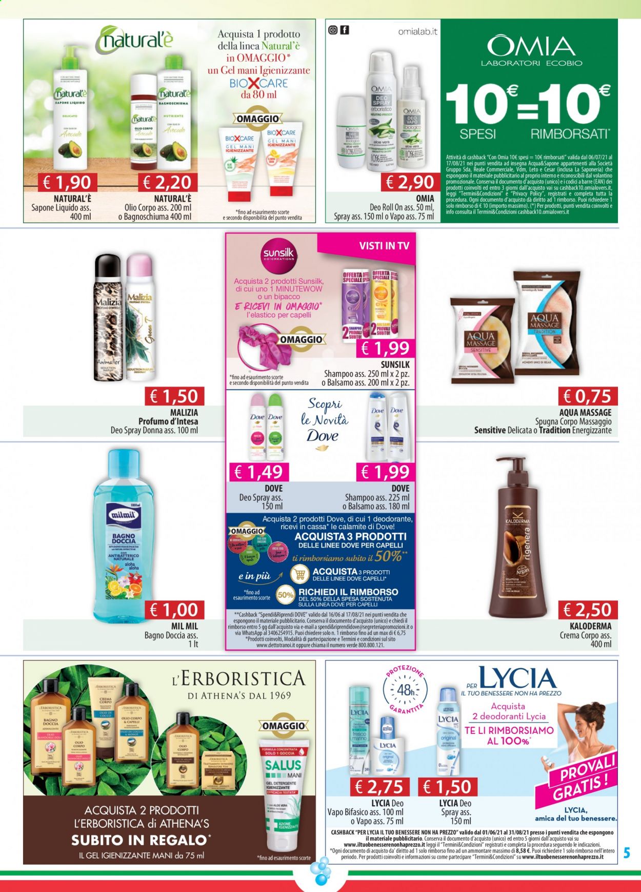 Volantino Acqua & Sapone - 29/7/2021 - 17/8/2021. Pagina 5