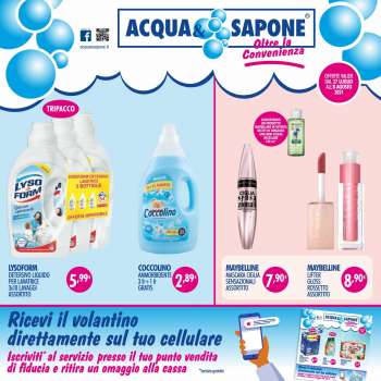 Volantino Acqua & Sapone - 27.7.2021 - 8.8.2021.