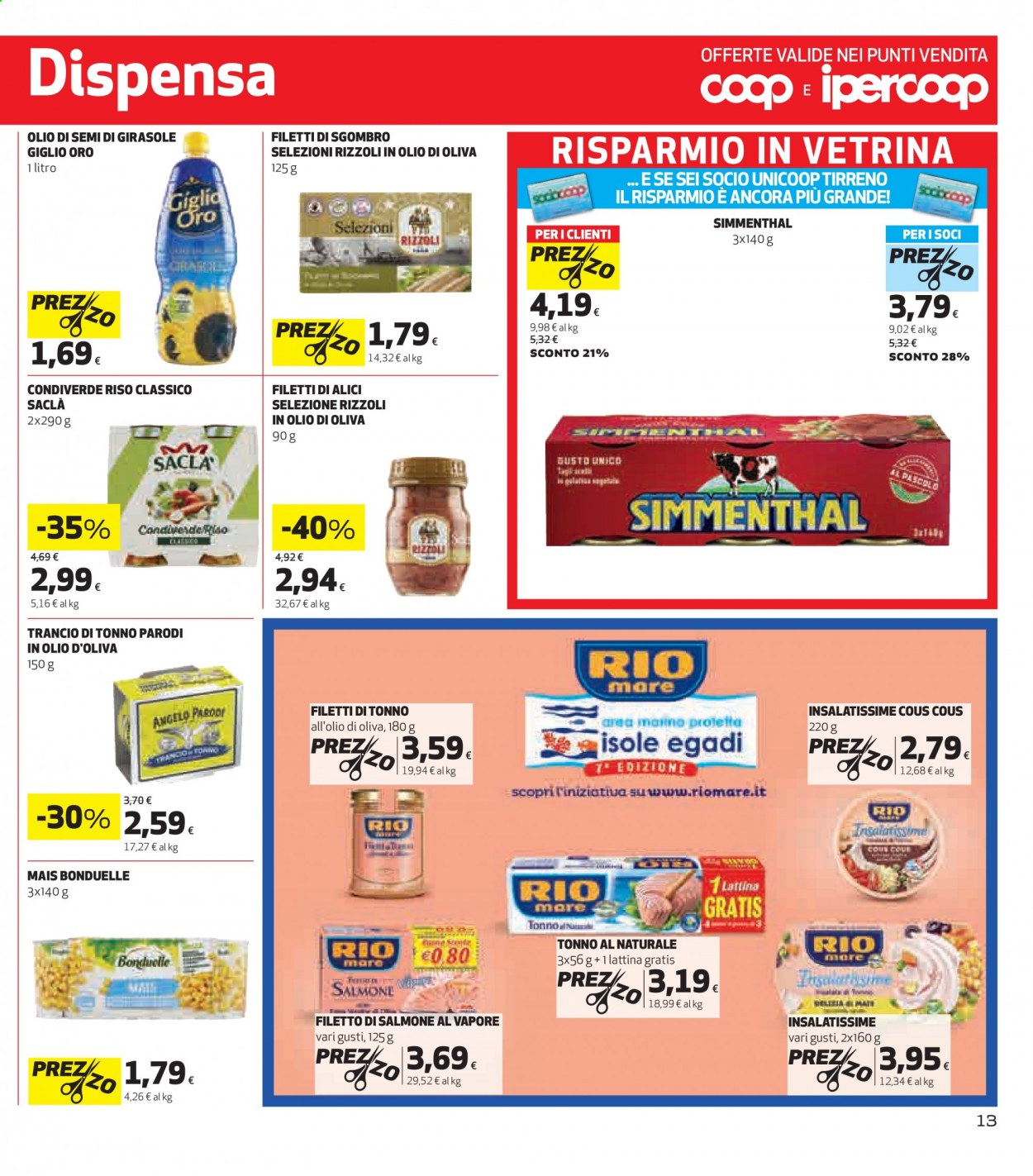 Volantino Coop - 29/7/2021 - 11/8/2021. Pagina 13