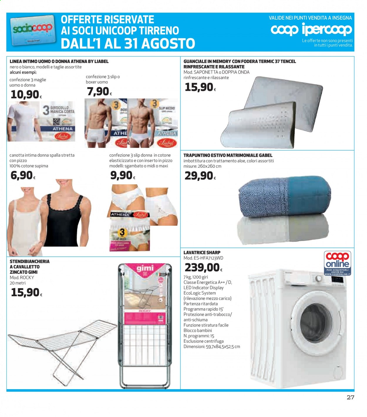 Volantino Coop - 29/7/2021 - 11/8/2021. Pagina 27