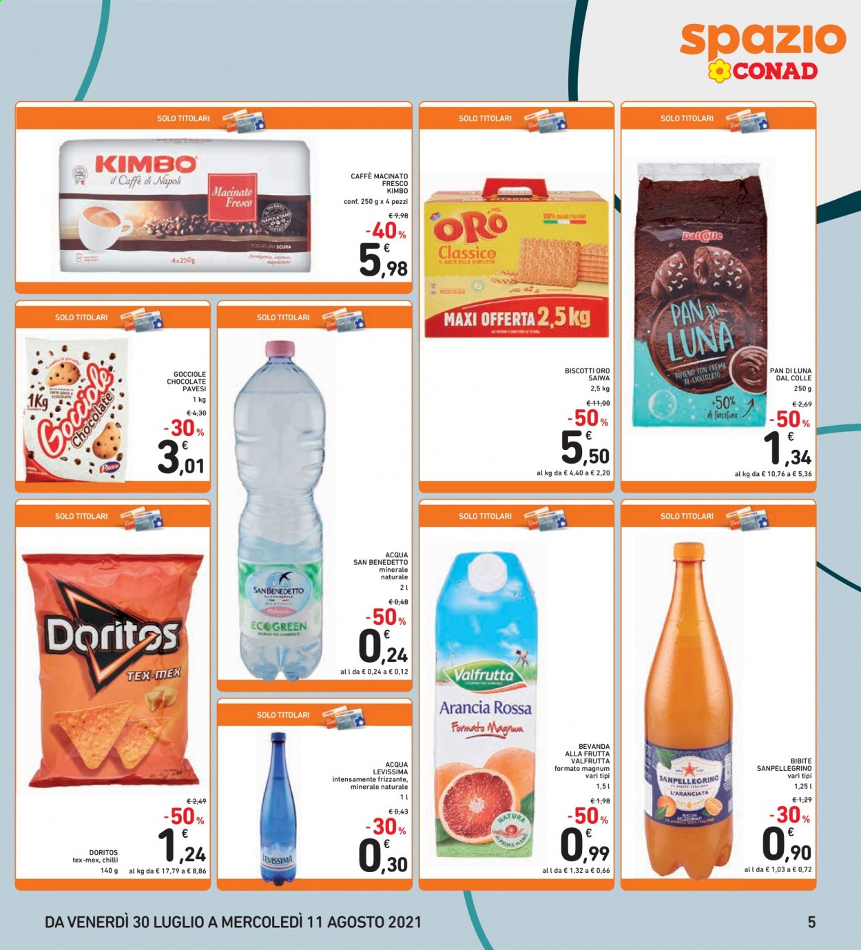 Volantino Conad - 30/7/2021 - 11/8/2021. Pagina 5
