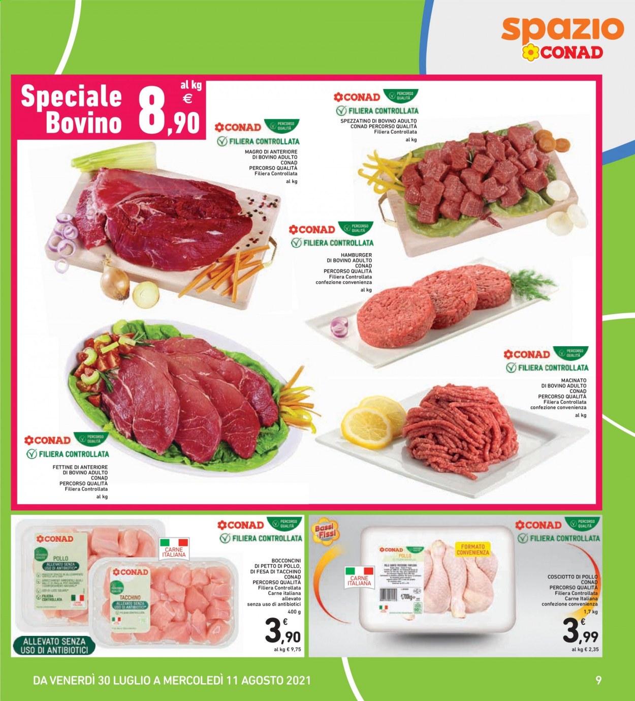Volantino Conad - 30/7/2021 - 11/8/2021. Pagina 9