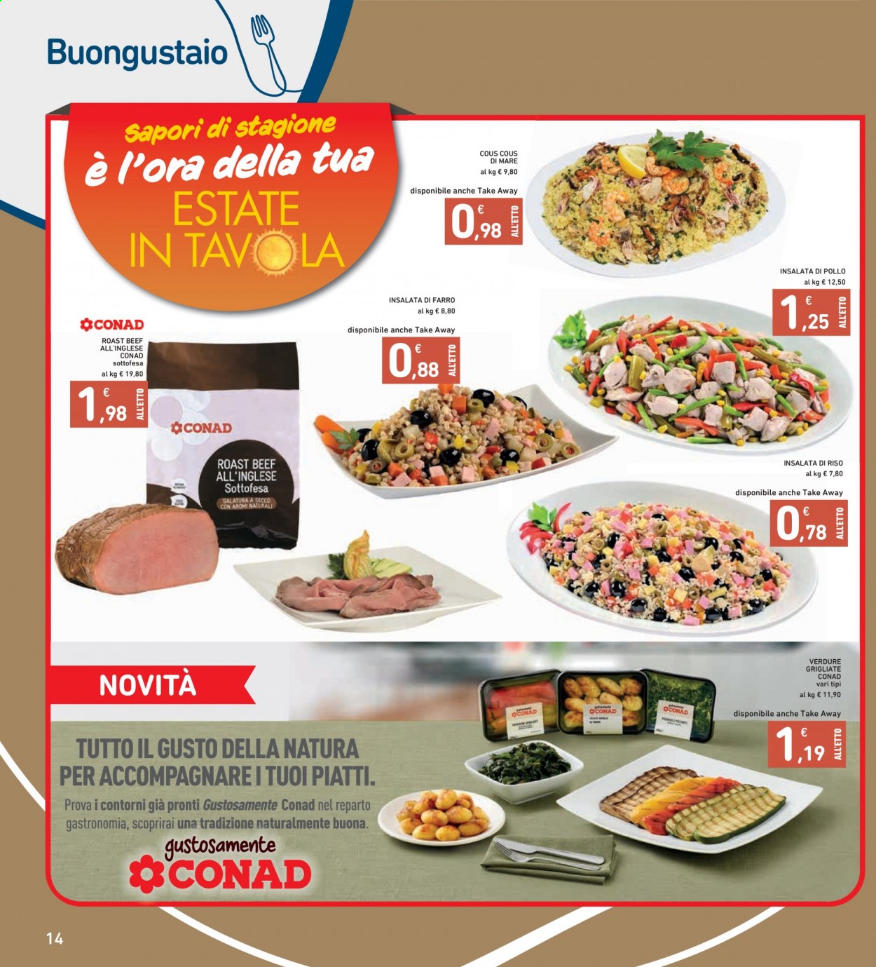 Volantino Conad - 30/7/2021 - 11/8/2021. Pagina 14
