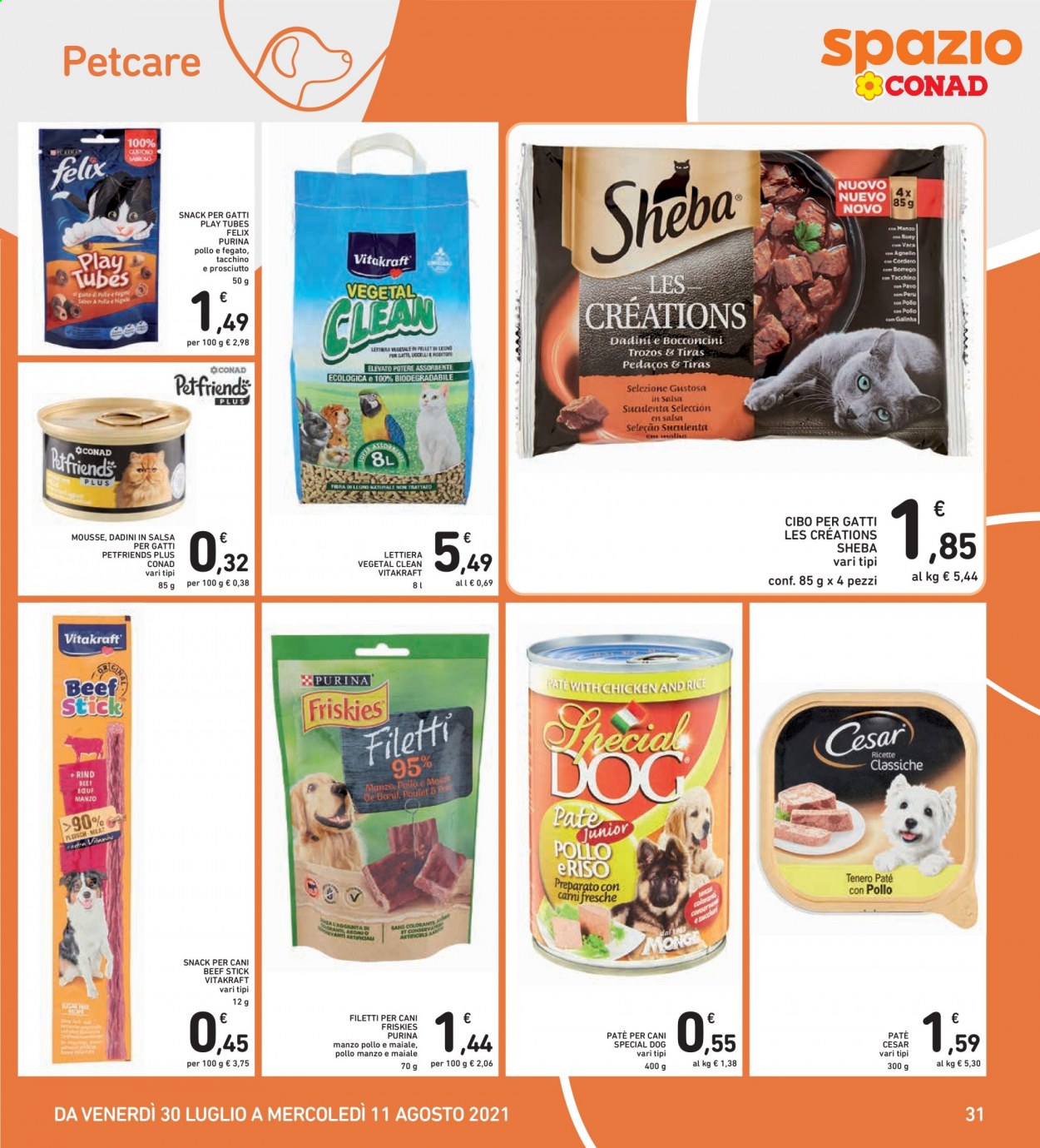 Volantino Conad - 30/7/2021 - 11/8/2021. Pagina 31