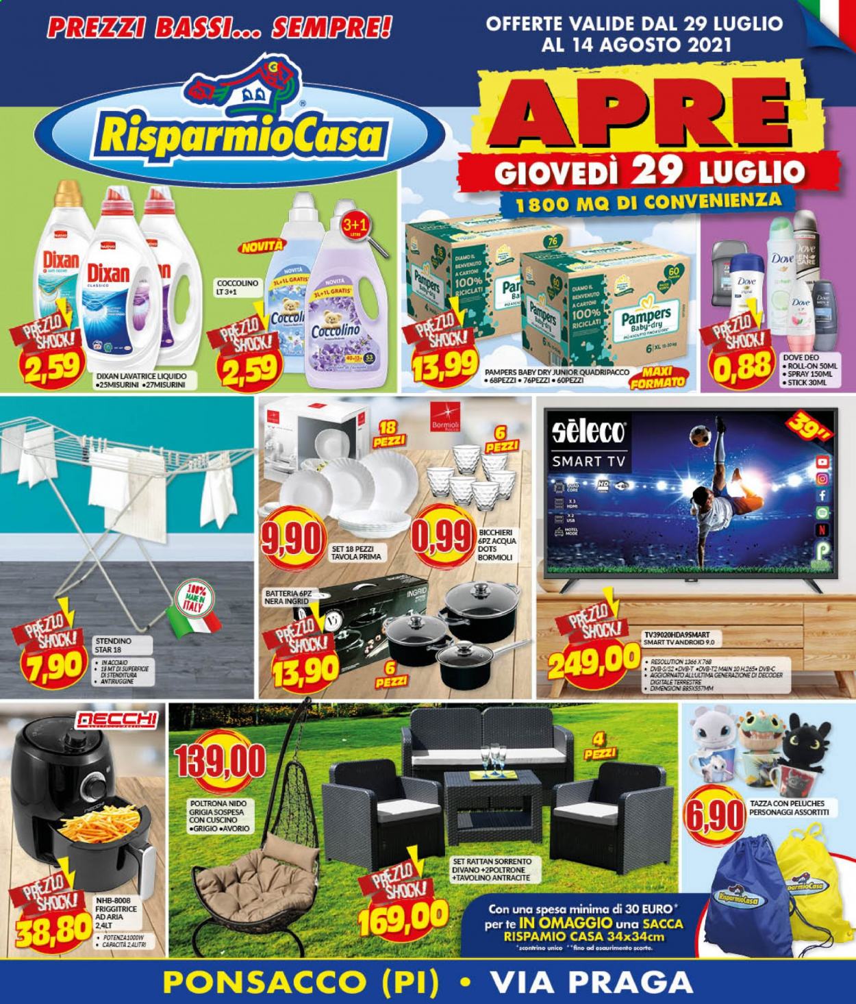 Volantino Risparmio Casa - 29/7/2021 - 14/8/2021. Pagina 1