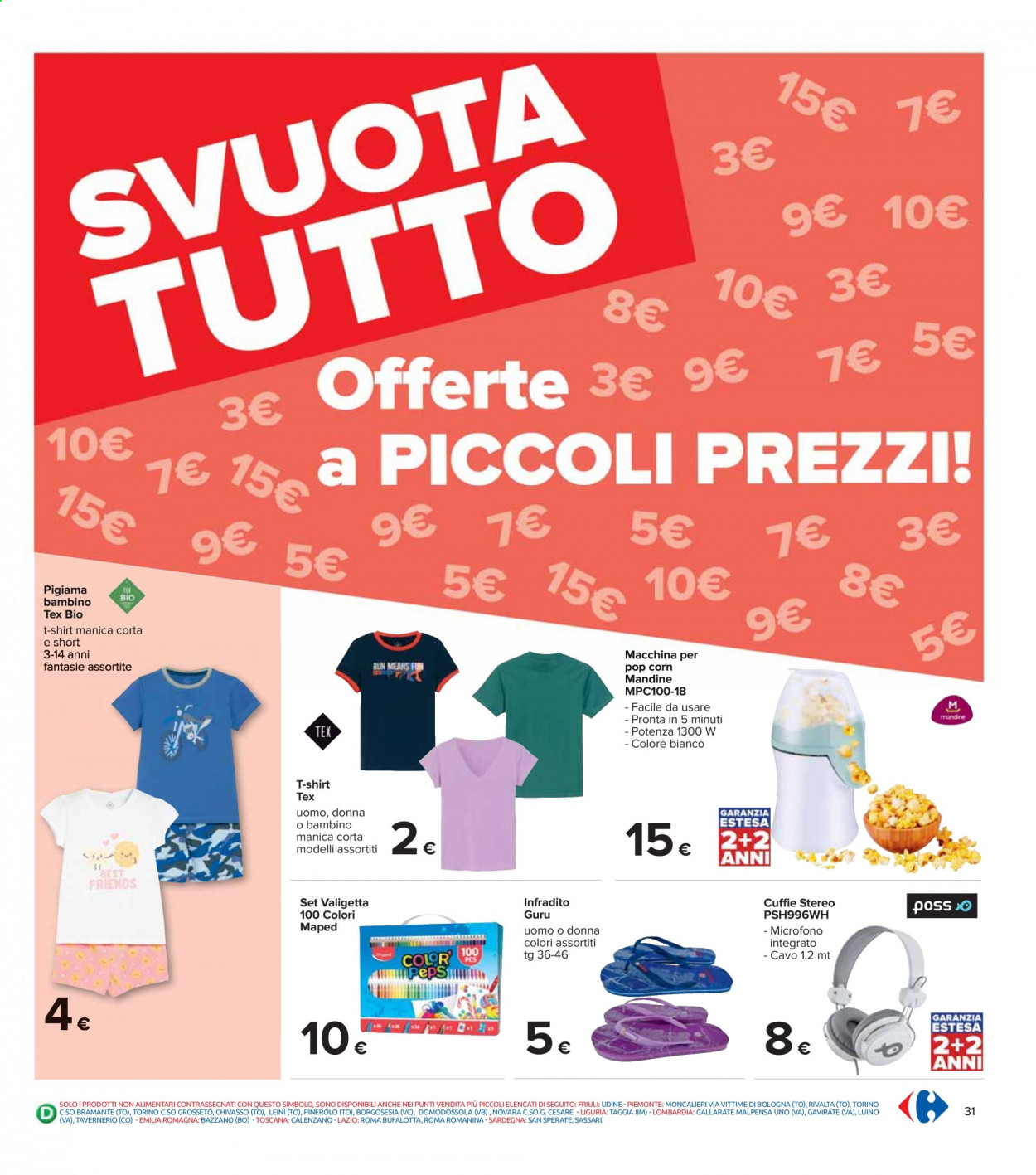 Volantino Carrefour - 29/7/2021 - 11/8/2021. Pagina 31