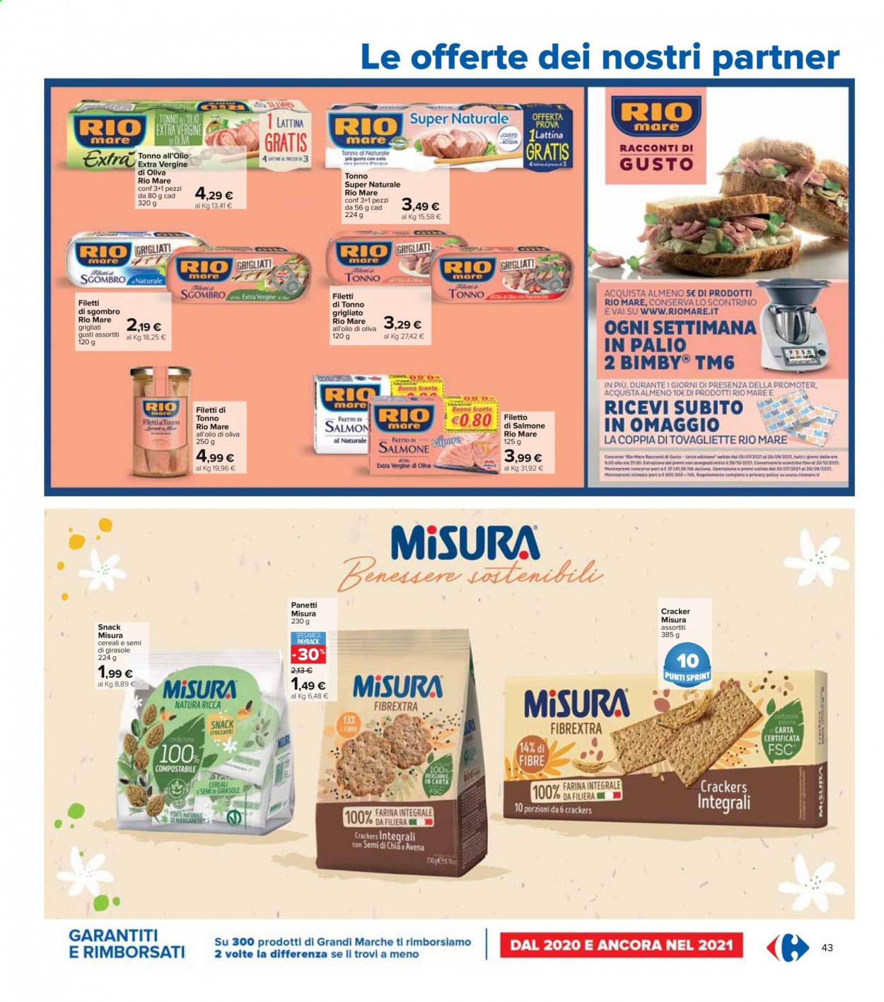 Volantino Carrefour - 29/7/2021 - 11/8/2021. Pagina 43