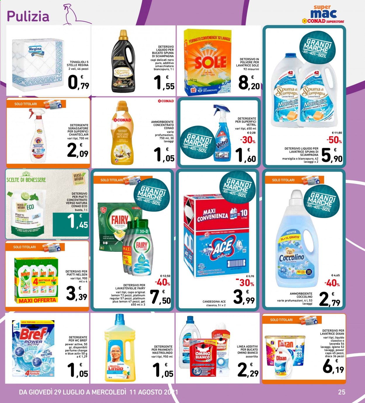 Volantino Conad - 29/7/2021 - 10/8/2021. Pagina 25