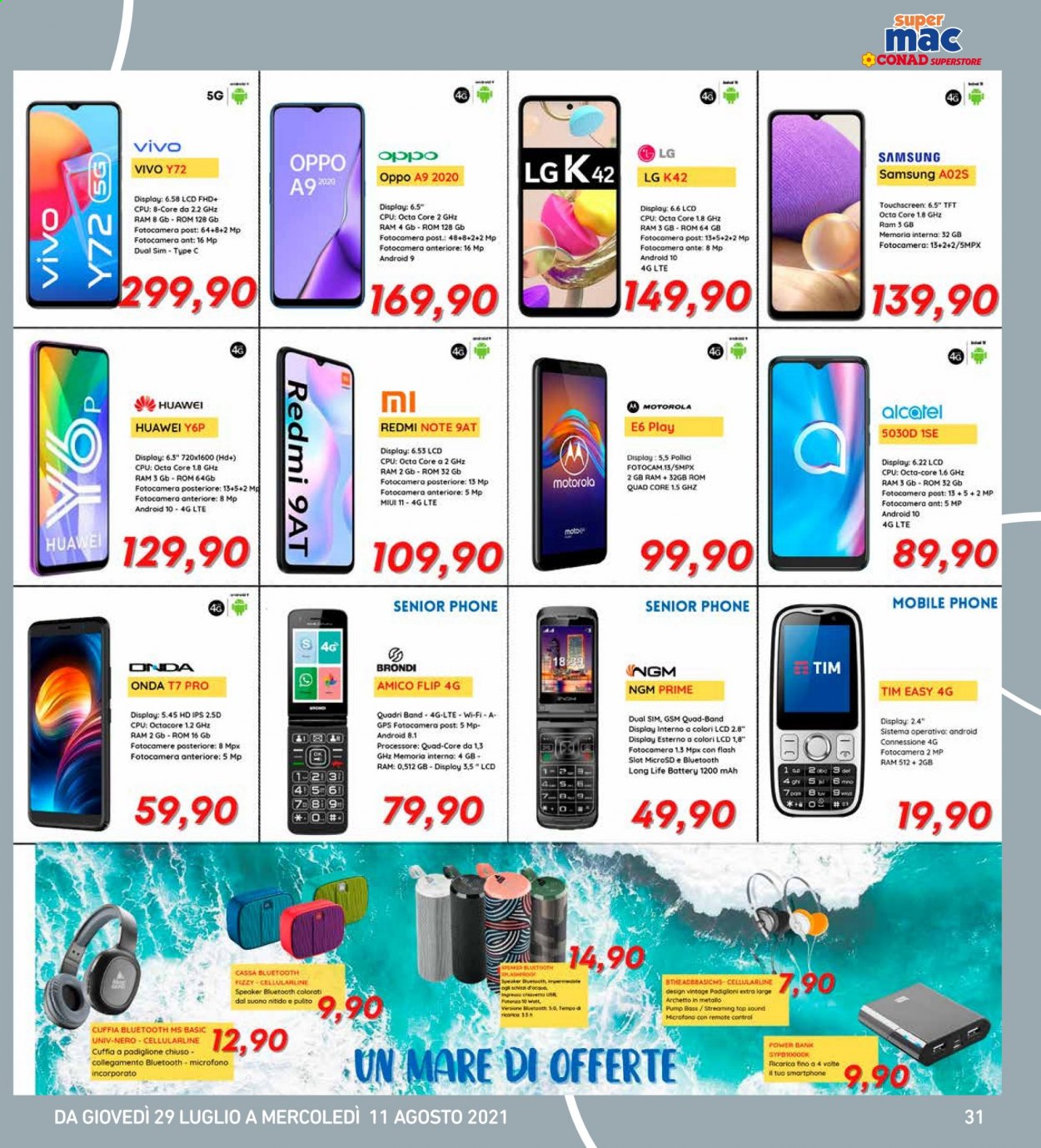 Volantino Conad - 29/7/2021 - 10/8/2021. Pagina 31