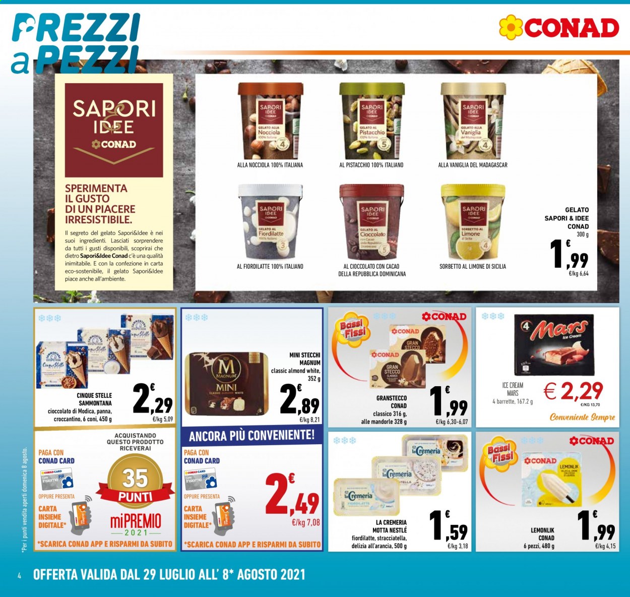 Volantino Conad - 29/7/2021 - 8/8/2021. Pagina 4