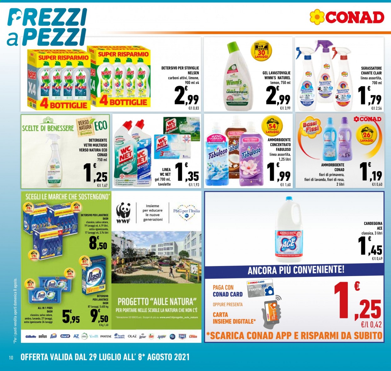Volantino Conad - 29/7/2021 - 8/8/2021. Pagina 10