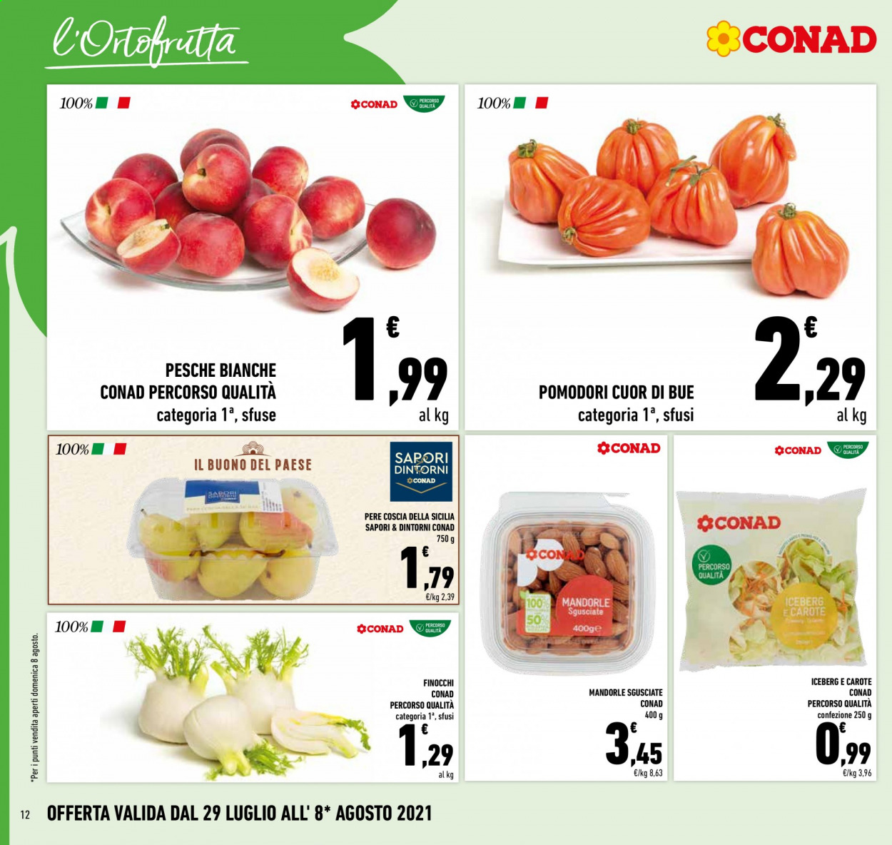 Volantino Conad - 29/7/2021 - 8/8/2021. Pagina 12