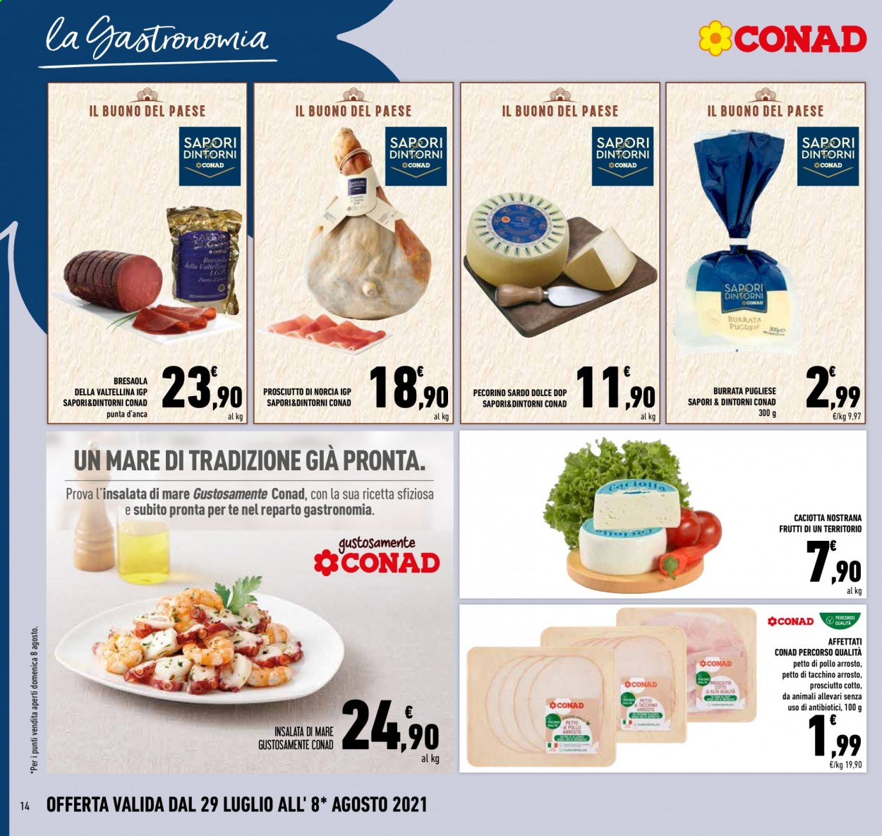 Volantino Conad - 29/7/2021 - 8/8/2021. Pagina 14