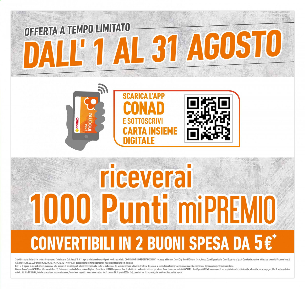 Volantino Conad - 29/7/2021 - 8/8/2021. Pagina 19