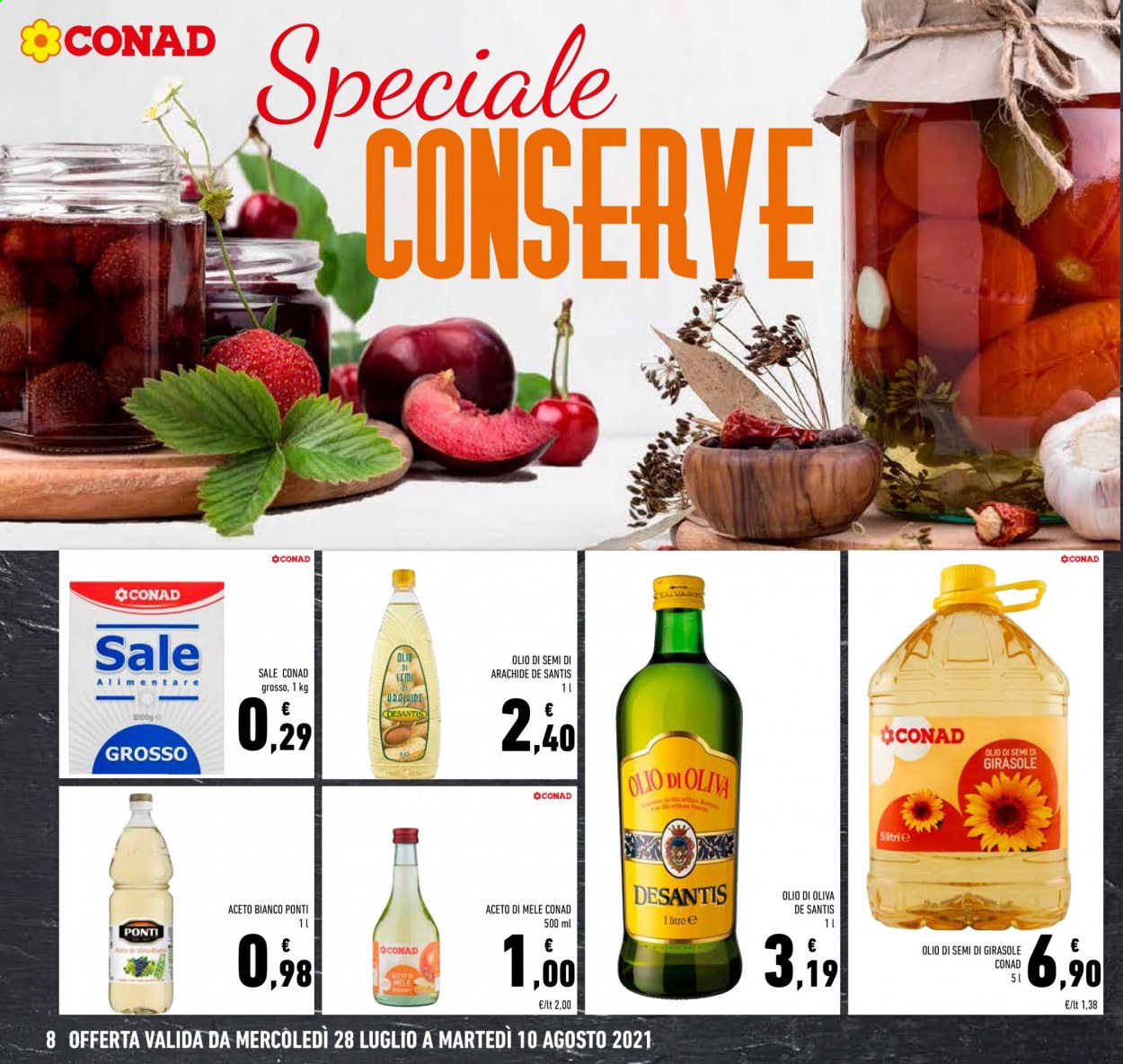 Volantino Conad - 28/7/2021 - 10/8/2021. Pagina 8