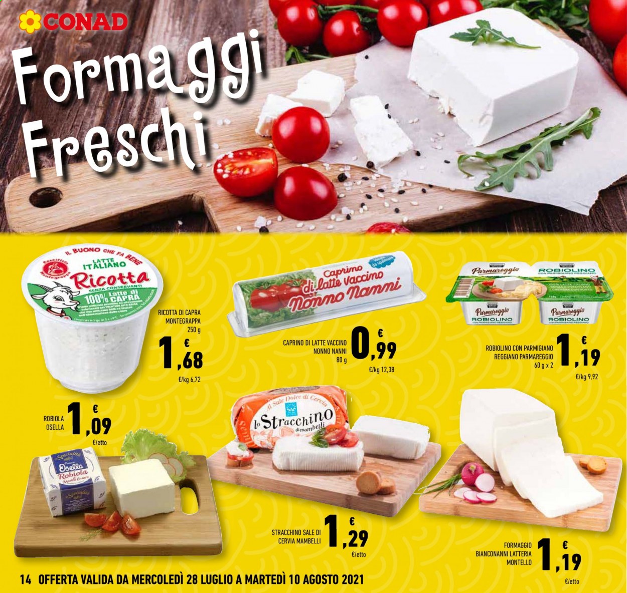 Volantino Conad - 28/7/2021 - 10/8/2021. Pagina 14