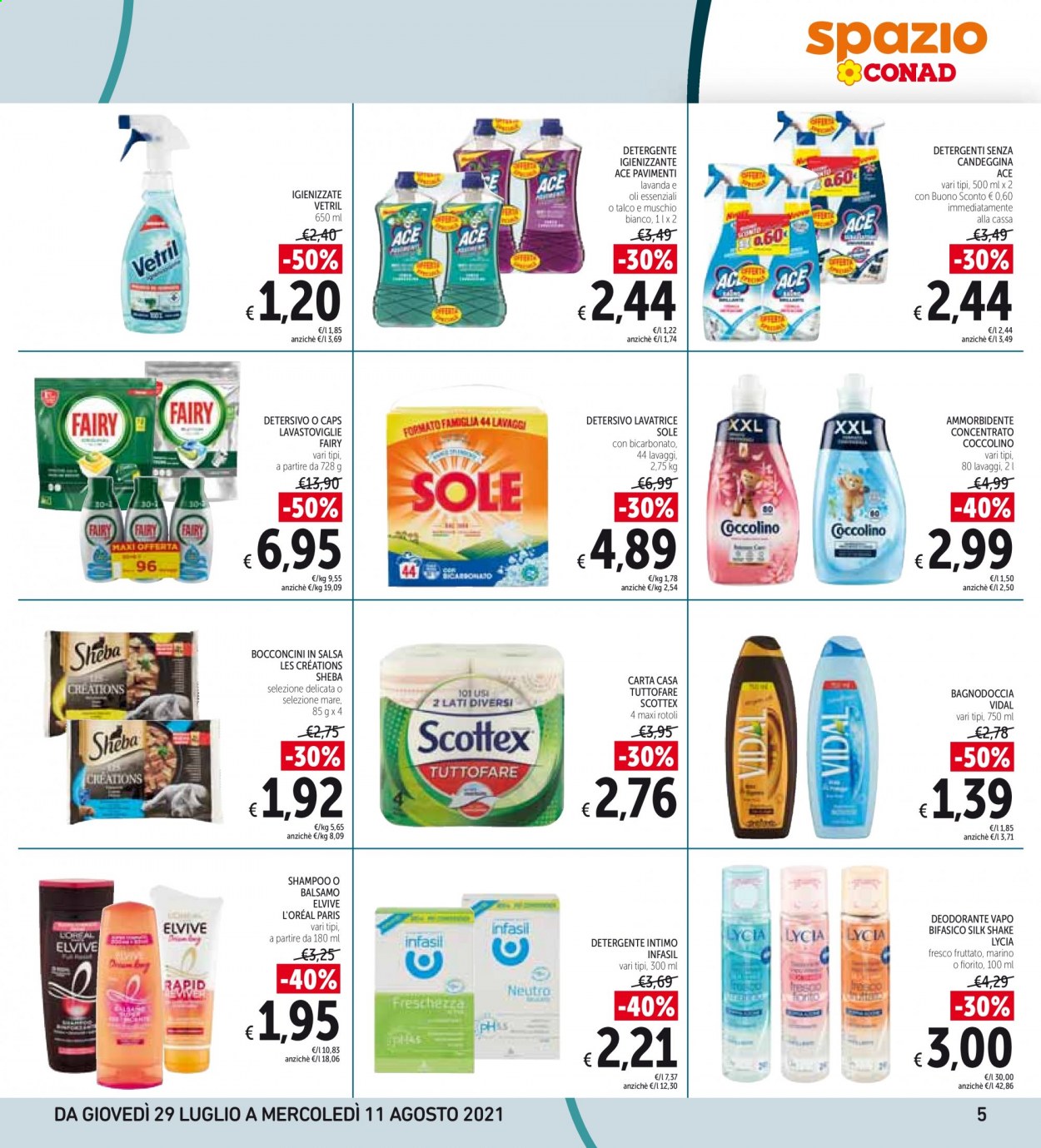 Volantino Conad - 29/7/2021 - 11/8/2021. Pagina 5