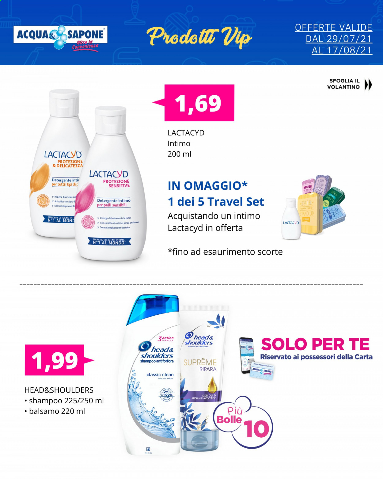 Volantino Acqua & Sapone - 29/7/2021 - 17/8/2021. Pagina 3