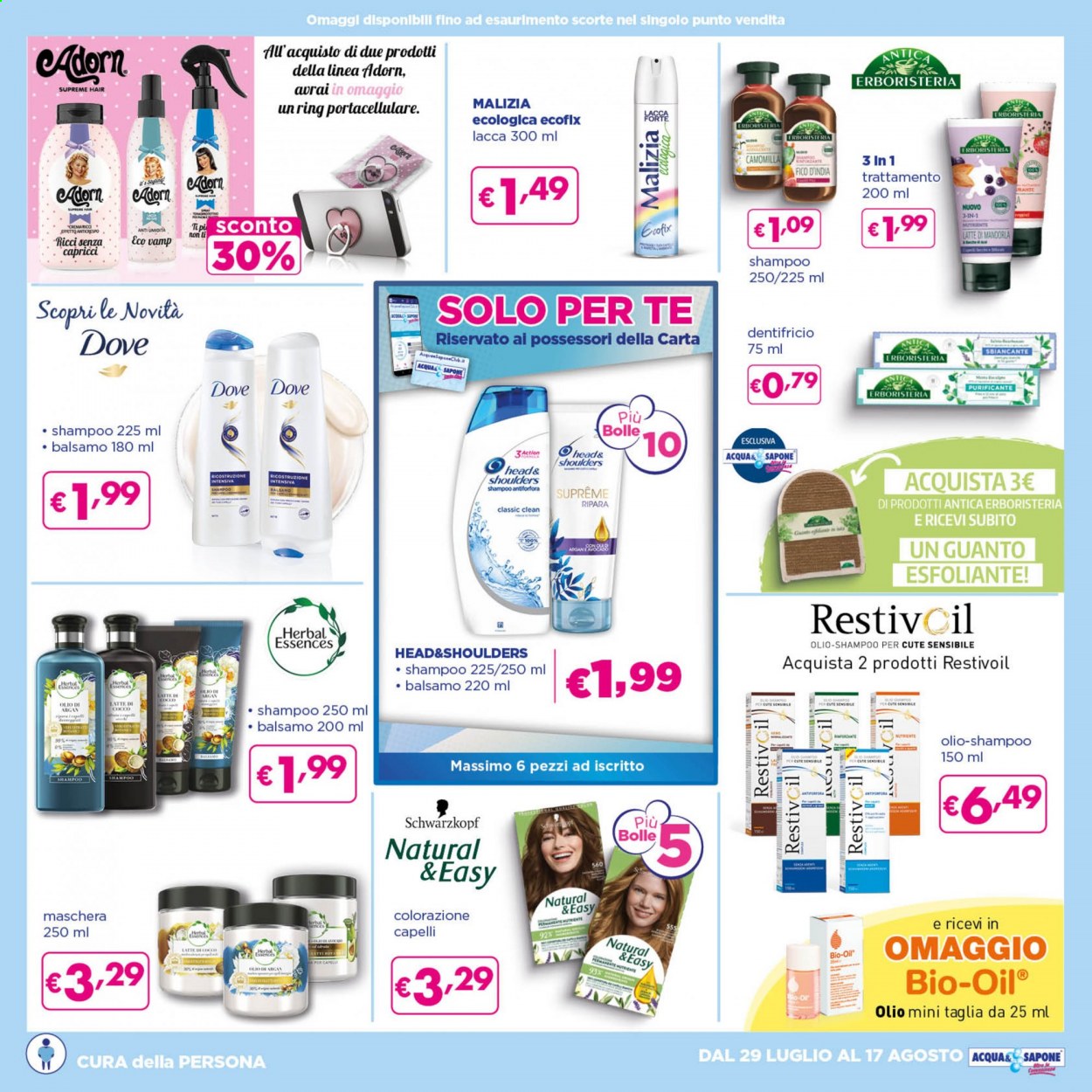 Volantino Acqua & Sapone - 29/7/2021 - 17/8/2021. Pagina 9