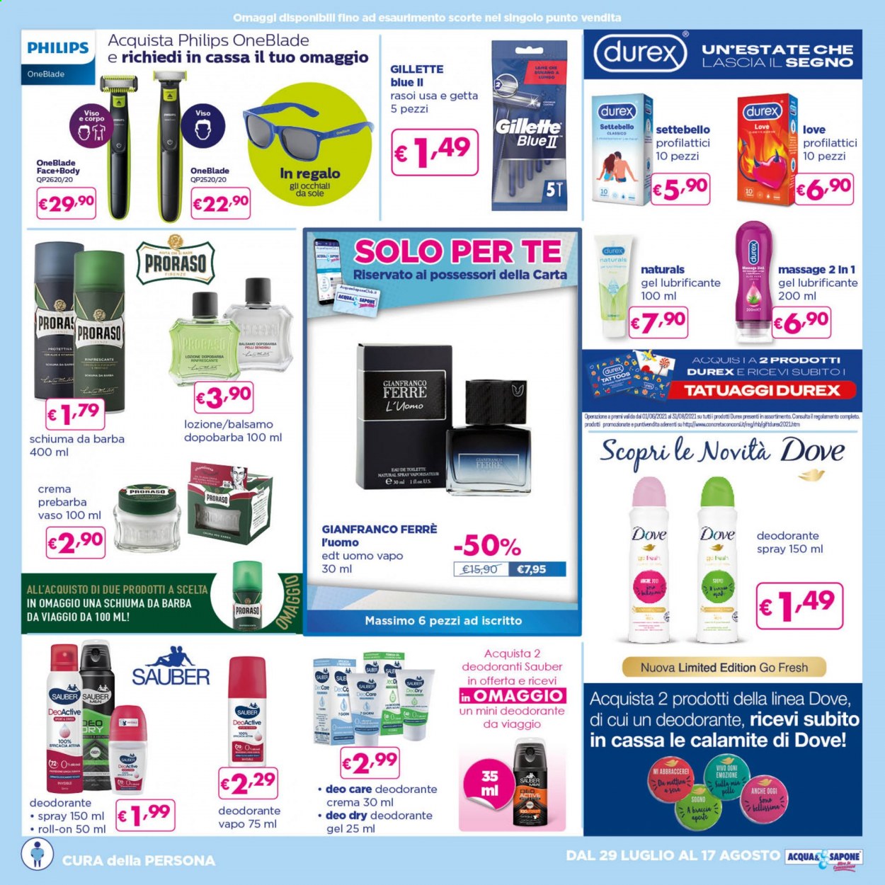 Volantino Acqua & Sapone - 29/7/2021 - 17/8/2021. Pagina 12