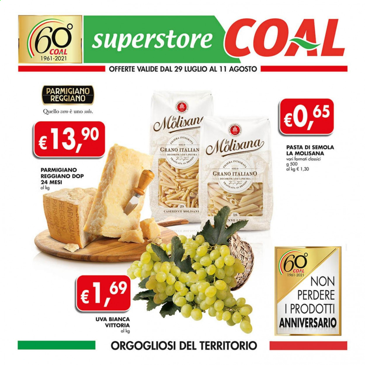 Volantino COAL - 29/7/2021 - 11/8/2021. Pagina 1