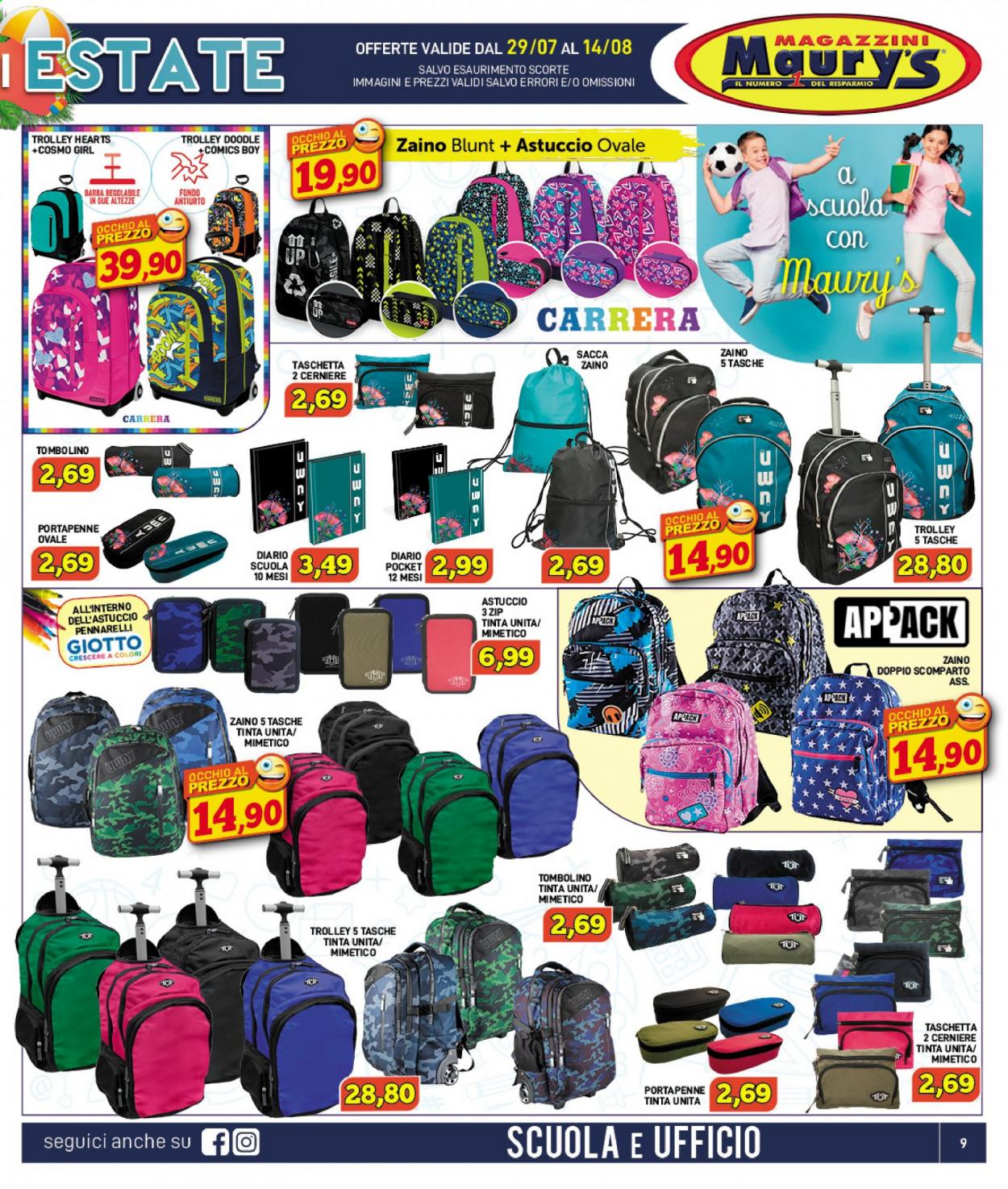 Volantino Maury's - 29/7/2021 - 14/8/2021. Pagina 9