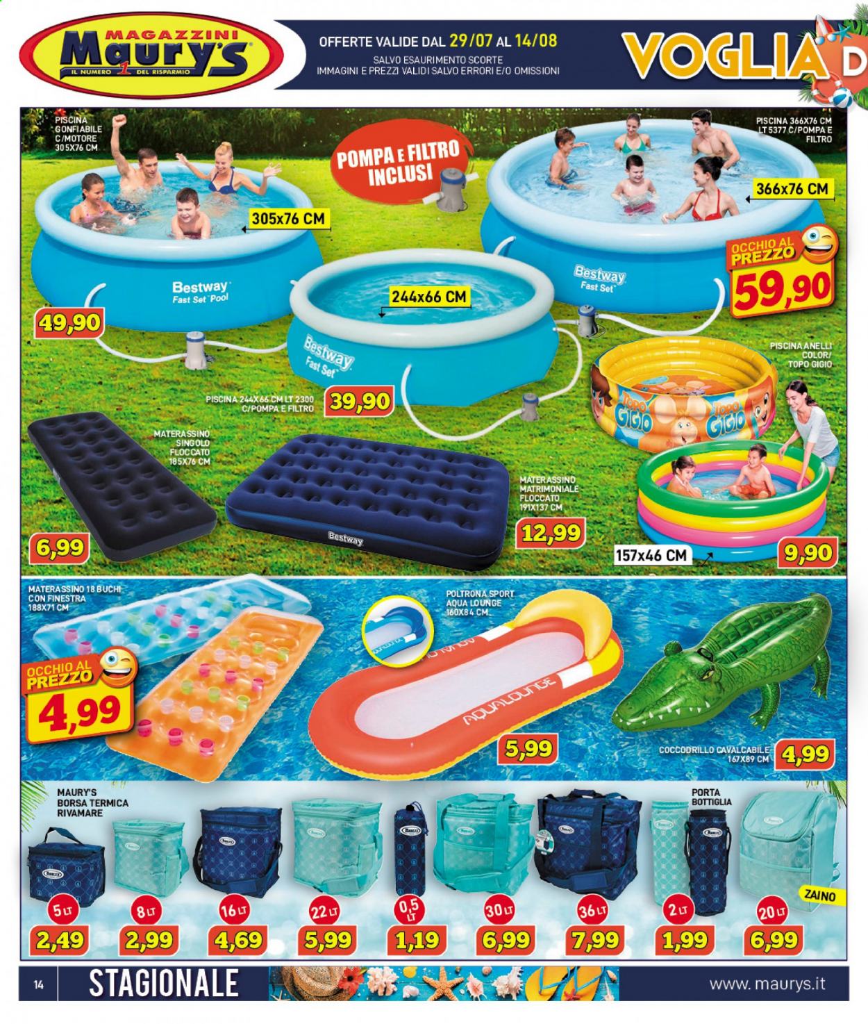 Volantino Maury's - 29/7/2021 - 14/8/2021. Pagina 14