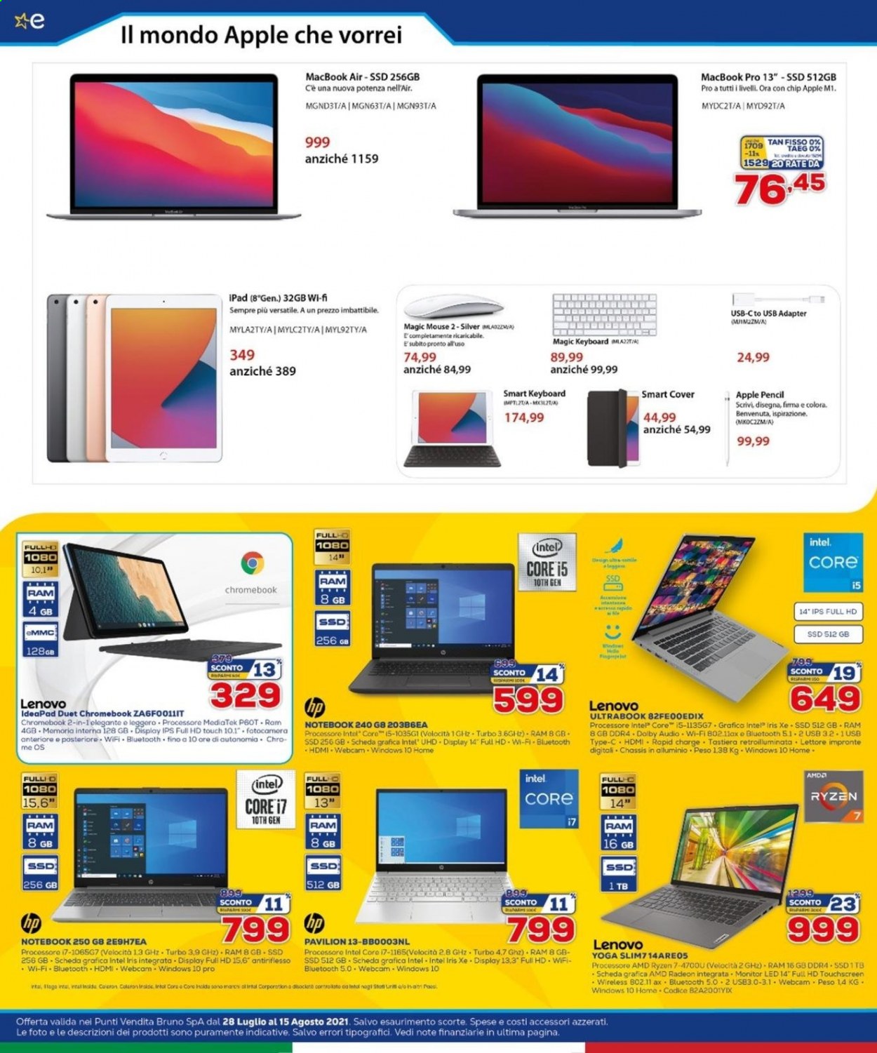 Volantino Euronics - 28/7/2021 - 15/8/2021. Pagina 8