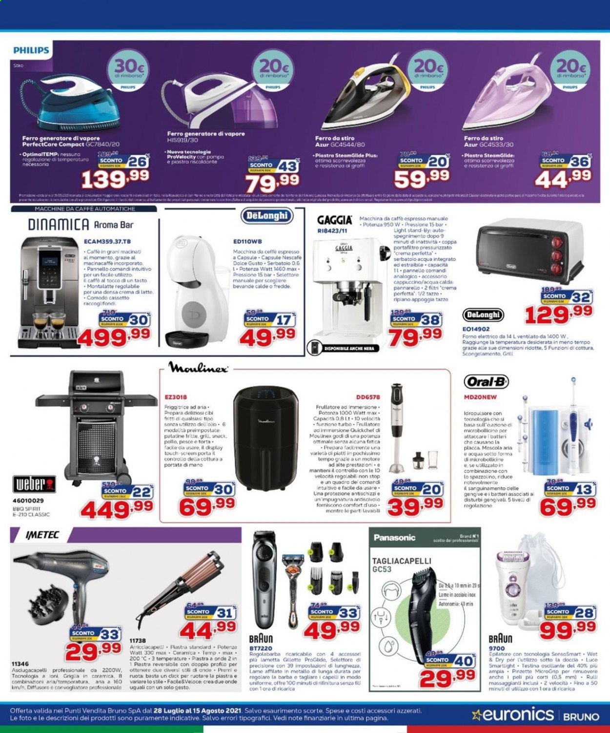 Volantino Euronics - 28/7/2021 - 15/8/2021. Pagina 23