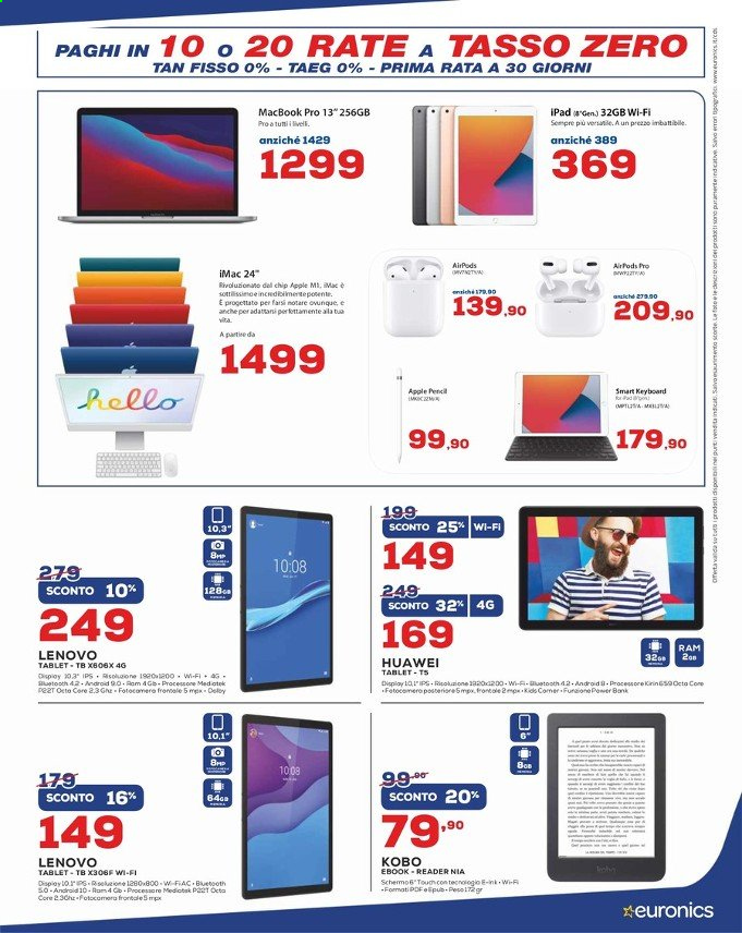 Volantino Euronics - 29/7/2021 - 31/8/2021. Pagina 7