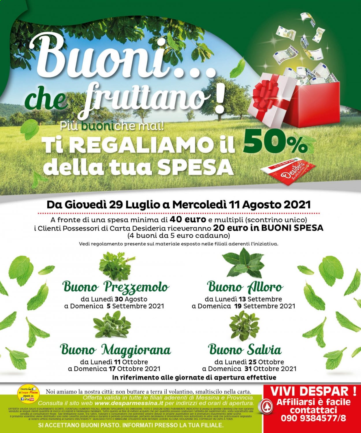 Volantino Despar - 29/7/2021 - 11/8/2021. Pagina 24