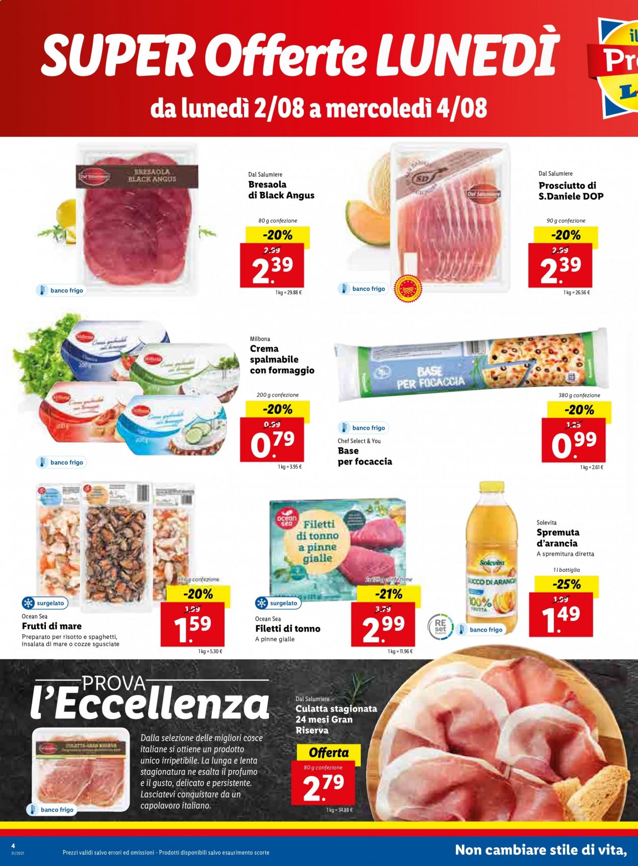 Volantino Lidl - 2/8/2021 - 8/8/2021. Pagina 4