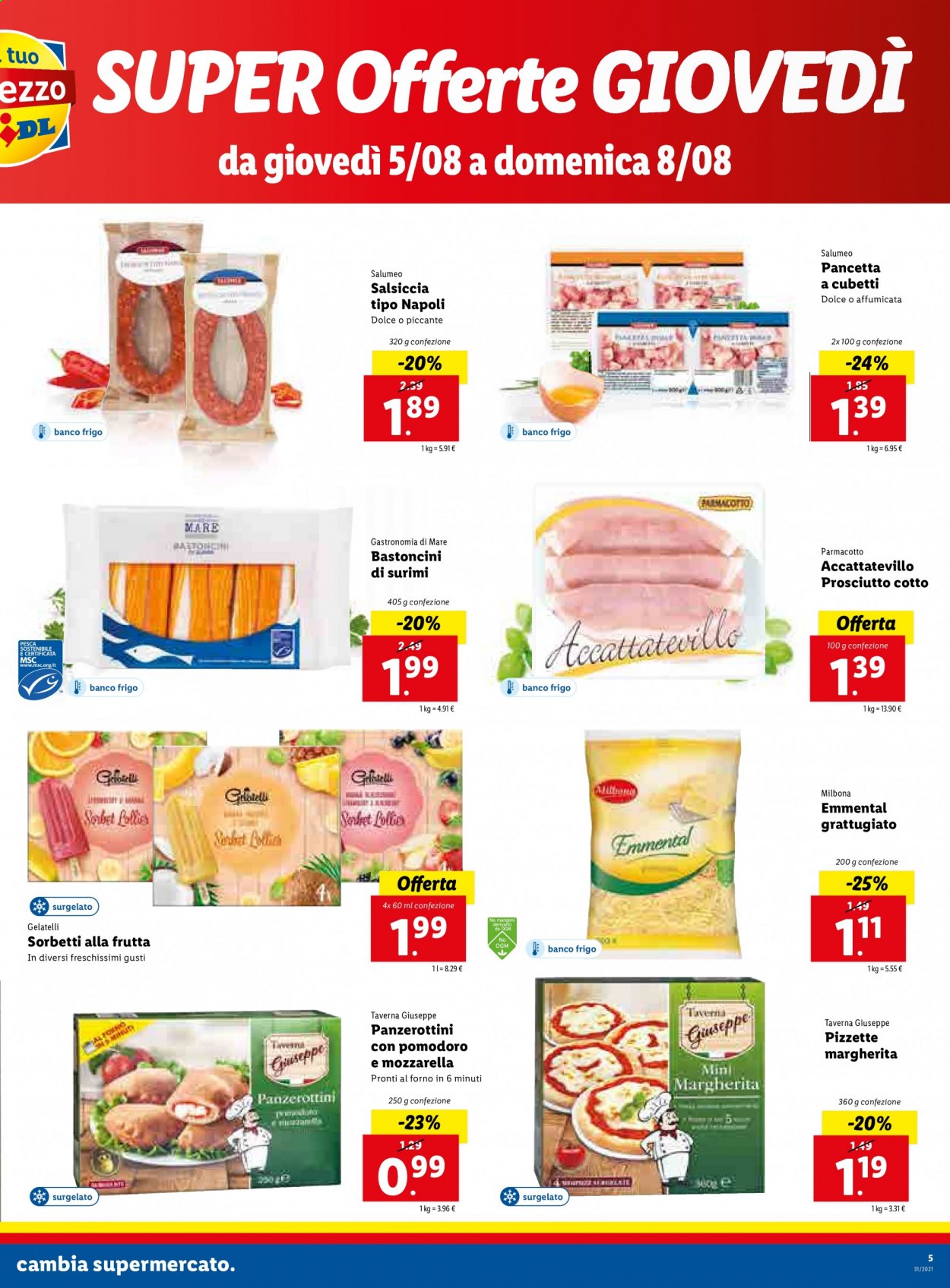 Volantino Lidl - 2/8/2021 - 8/8/2021. Pagina 5