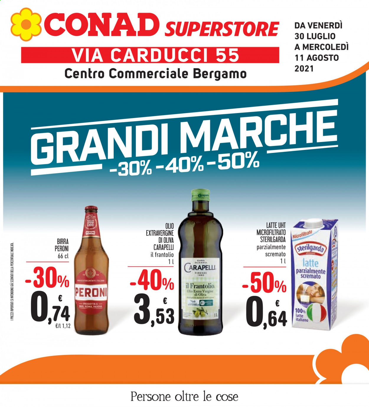 Volantino Conad - 30/7/2021 - 11/8/2021. Pagina 1