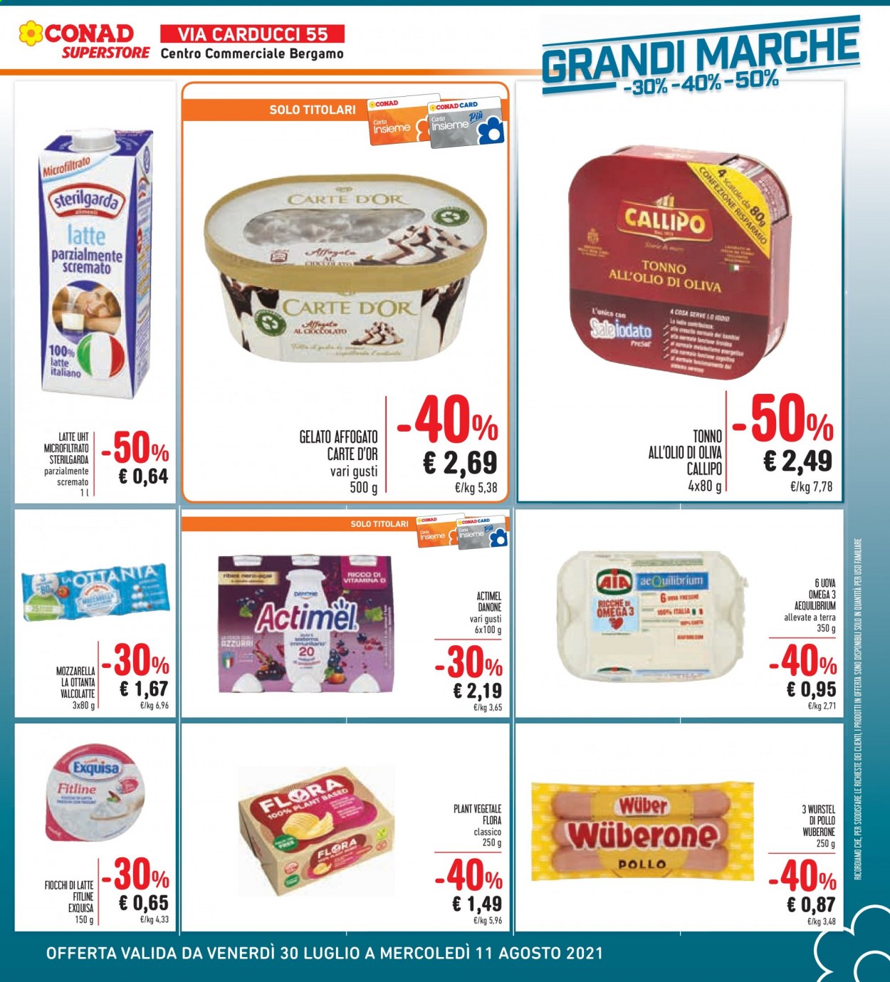Volantino Conad - 30/7/2021 - 11/8/2021. Pagina 3