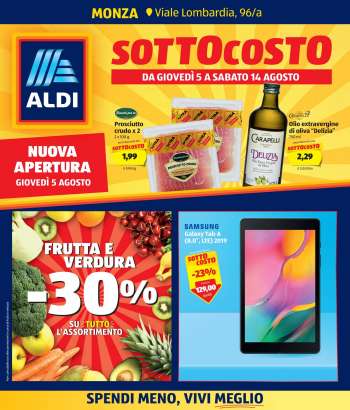 Volantino Aldi - 5.8.2021 - 14.8.2021.