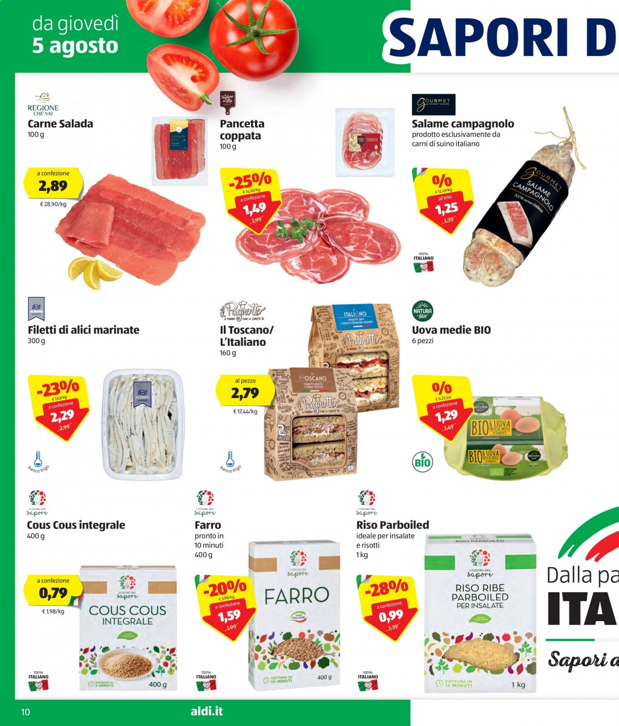 Volantino Aldi - 5/8/2021 - 14/8/2021. Pagina 10