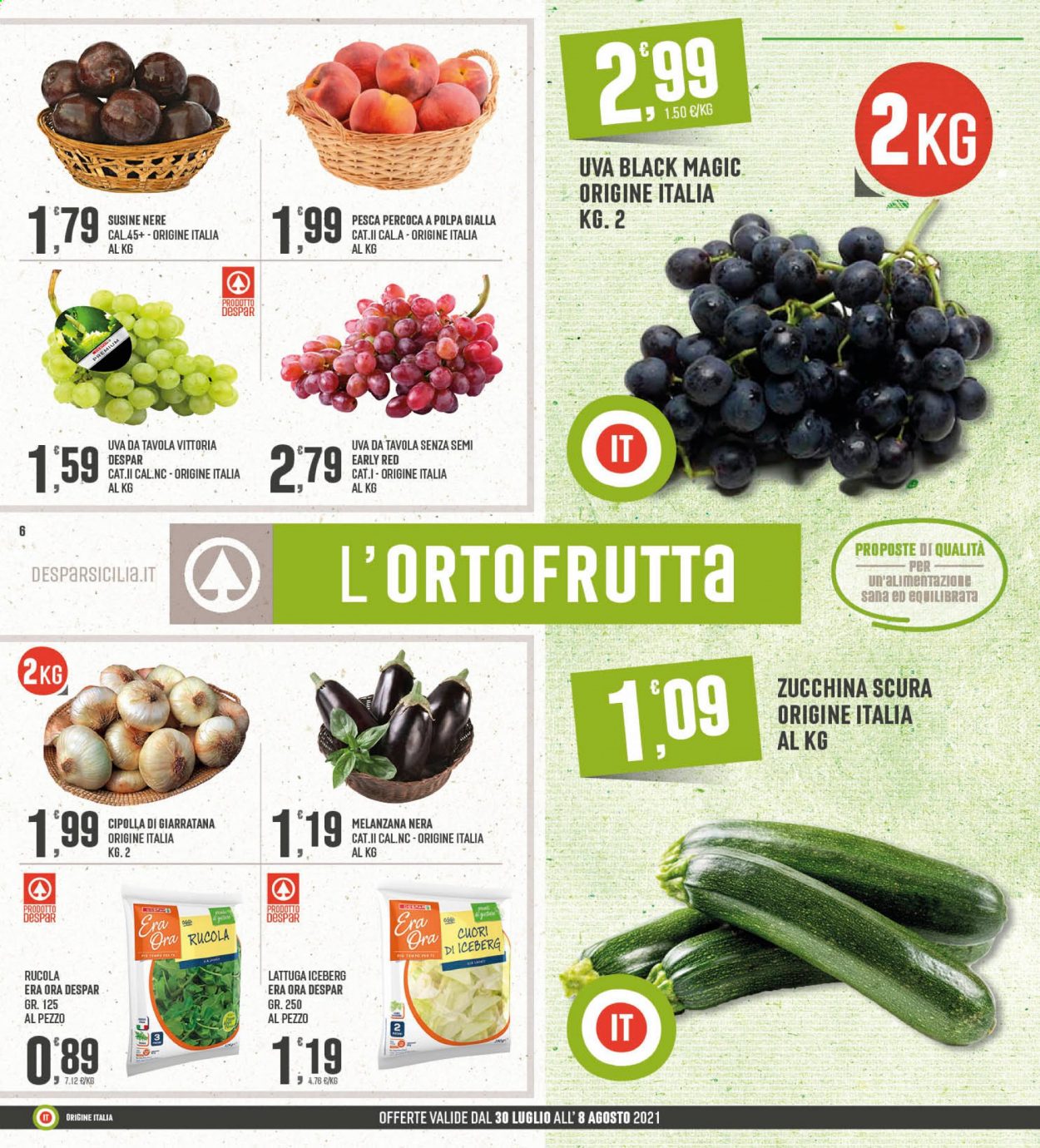 Volantino Eurospar - 30/7/2021 - 8/8/2021. Pagina 6