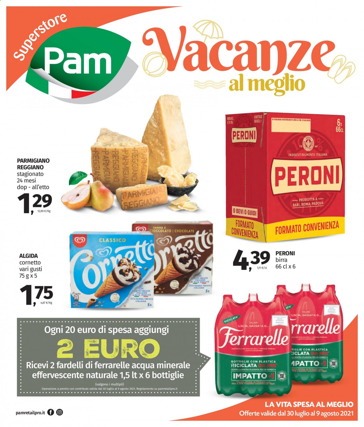 Volantino Pam Panorama - 30/7/2021 - 9/8/2021. Pagina 1