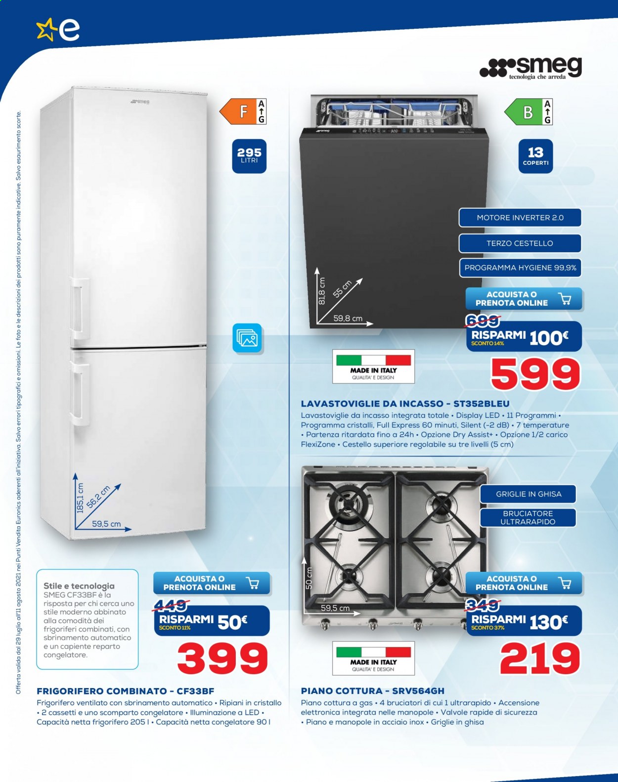 Volantino Euronics - 29/7/2021 - 11/8/2021. Pagina 18