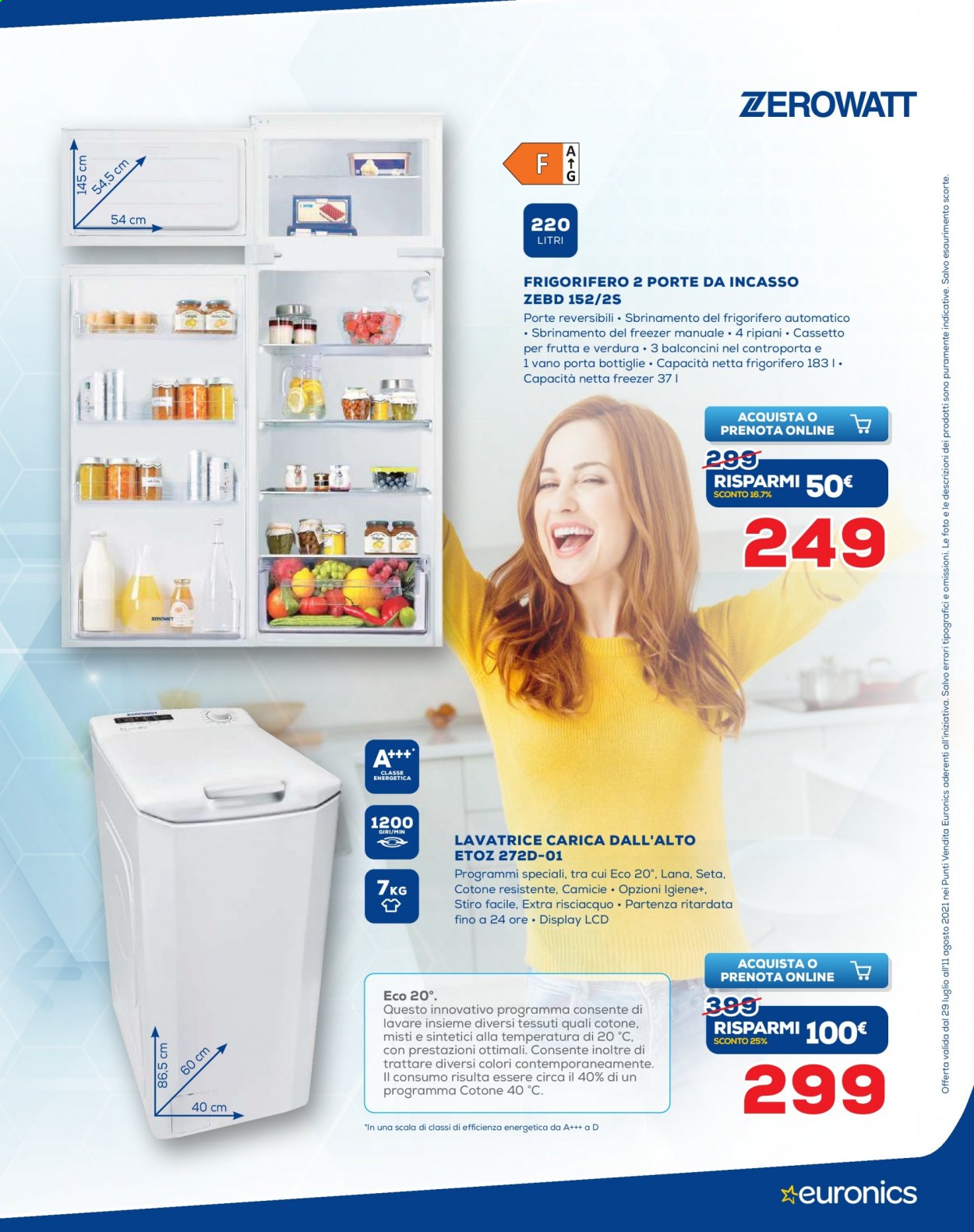 Volantino Euronics - 29/7/2021 - 11/8/2021. Pagina 19