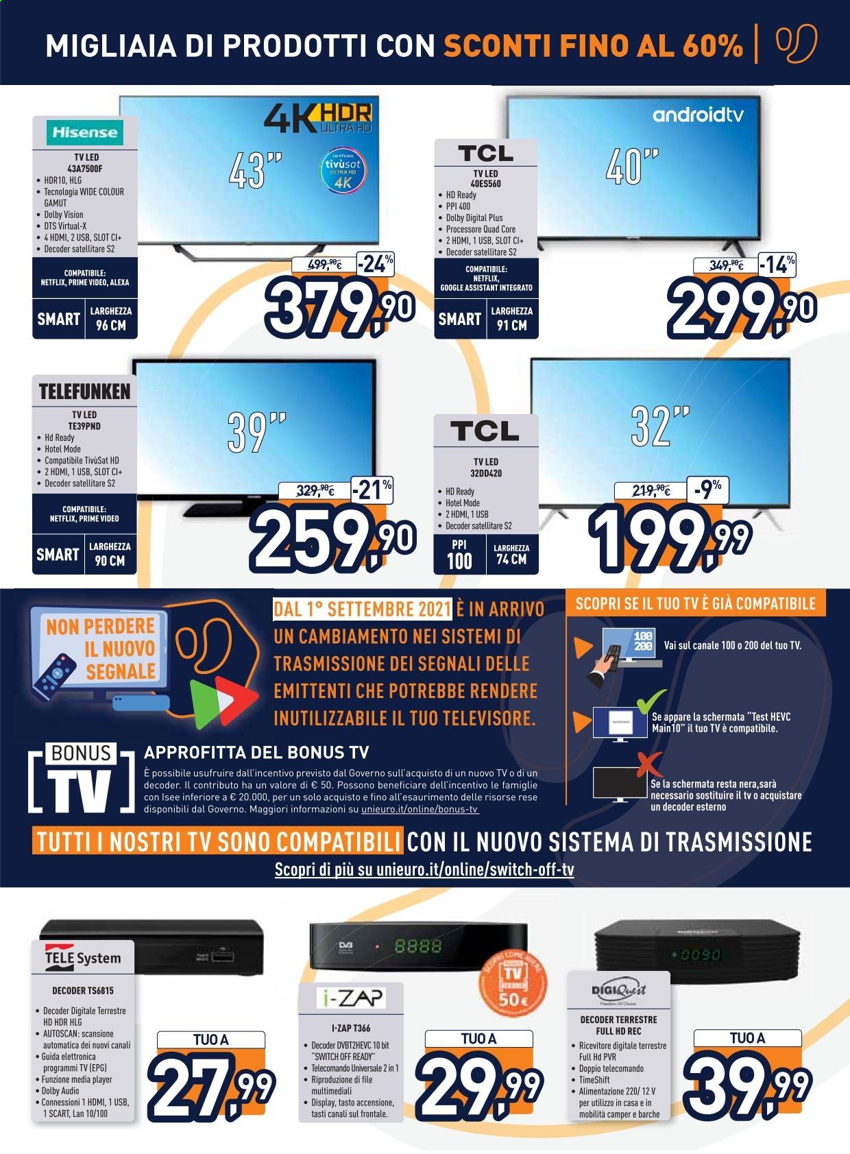 Volantino Unieuro - 2/8/2021 - 15/8/2021. Pagina 5