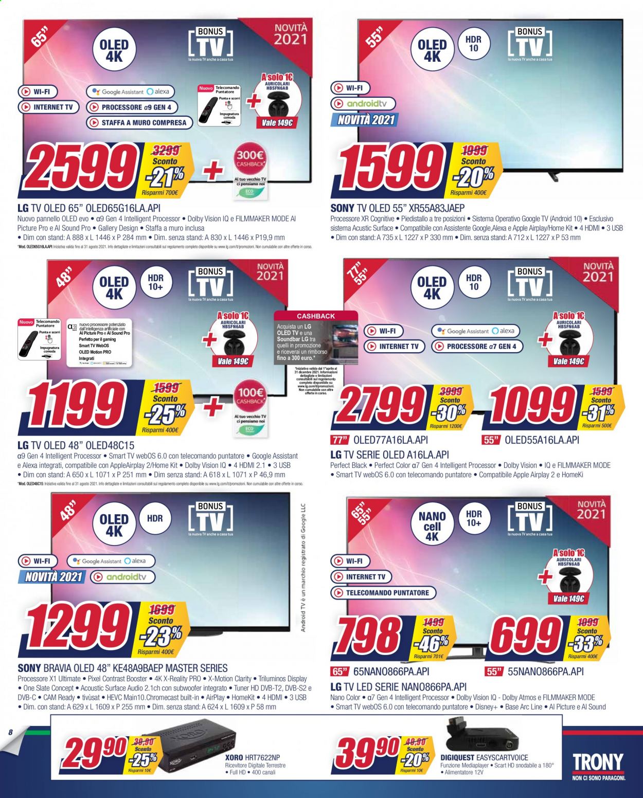 Volantino Trony - 2/8/2021 - 25/8/2021. Pagina 8