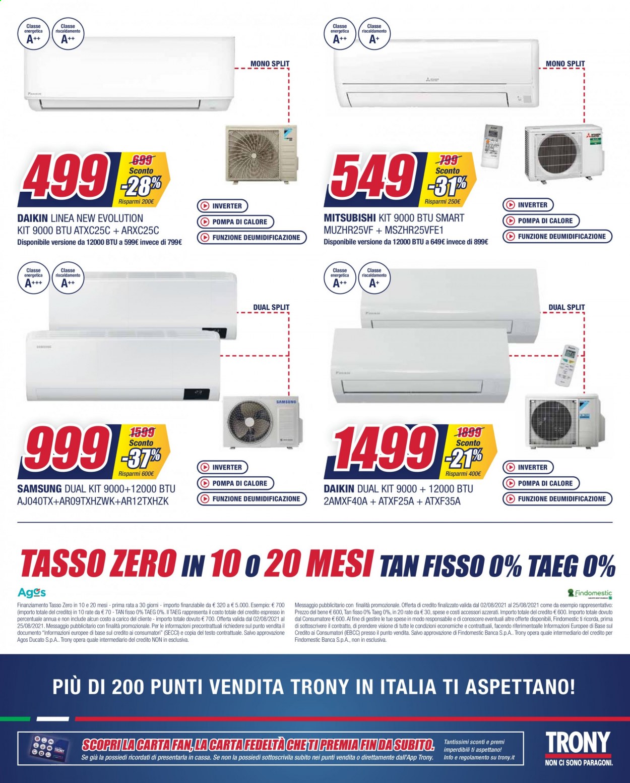Volantino Trony - 2/8/2021 - 25/8/2021. Pagina 16