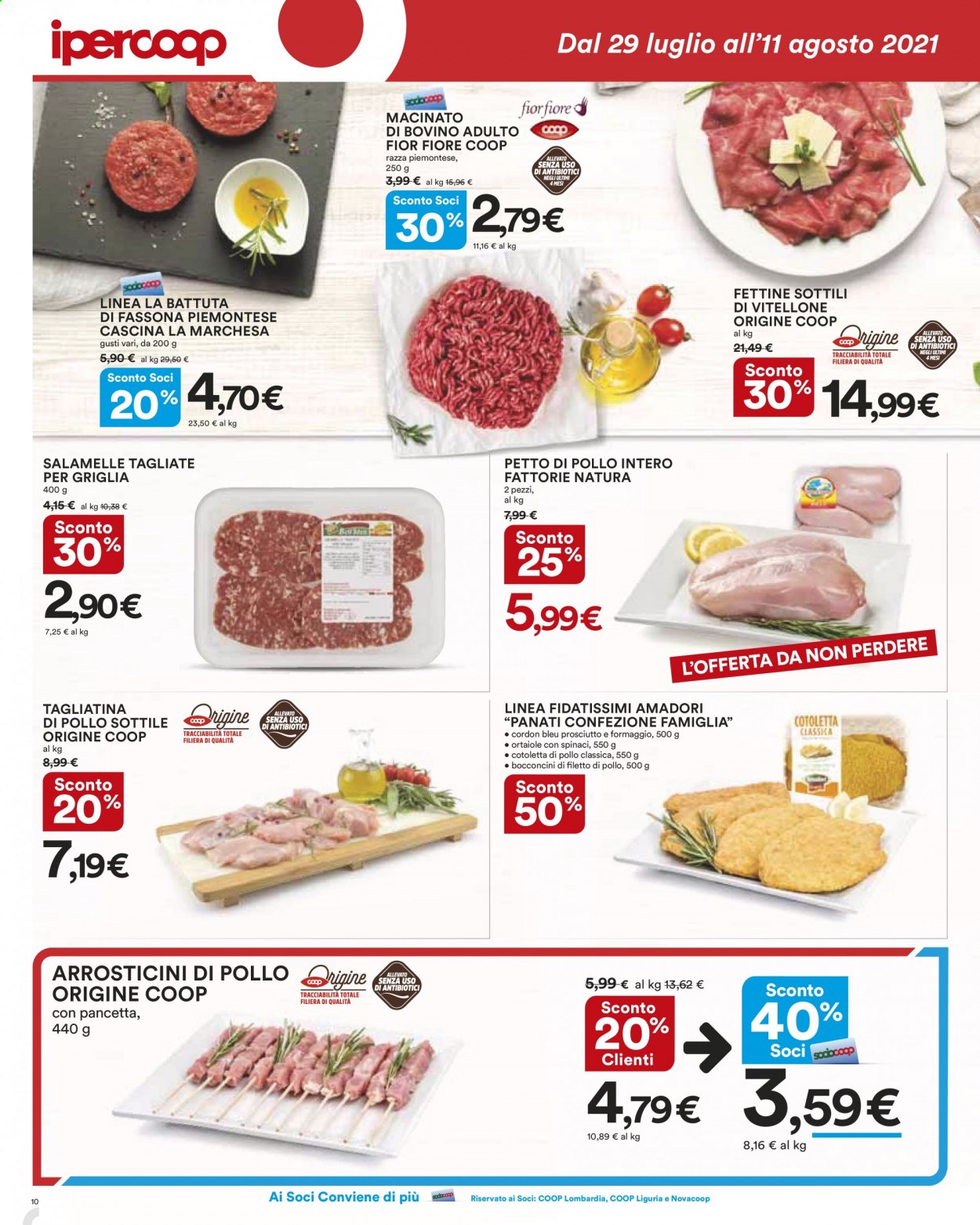 Volantino Coop - 29/7/2021 - 11/8/2021. Pagina 10