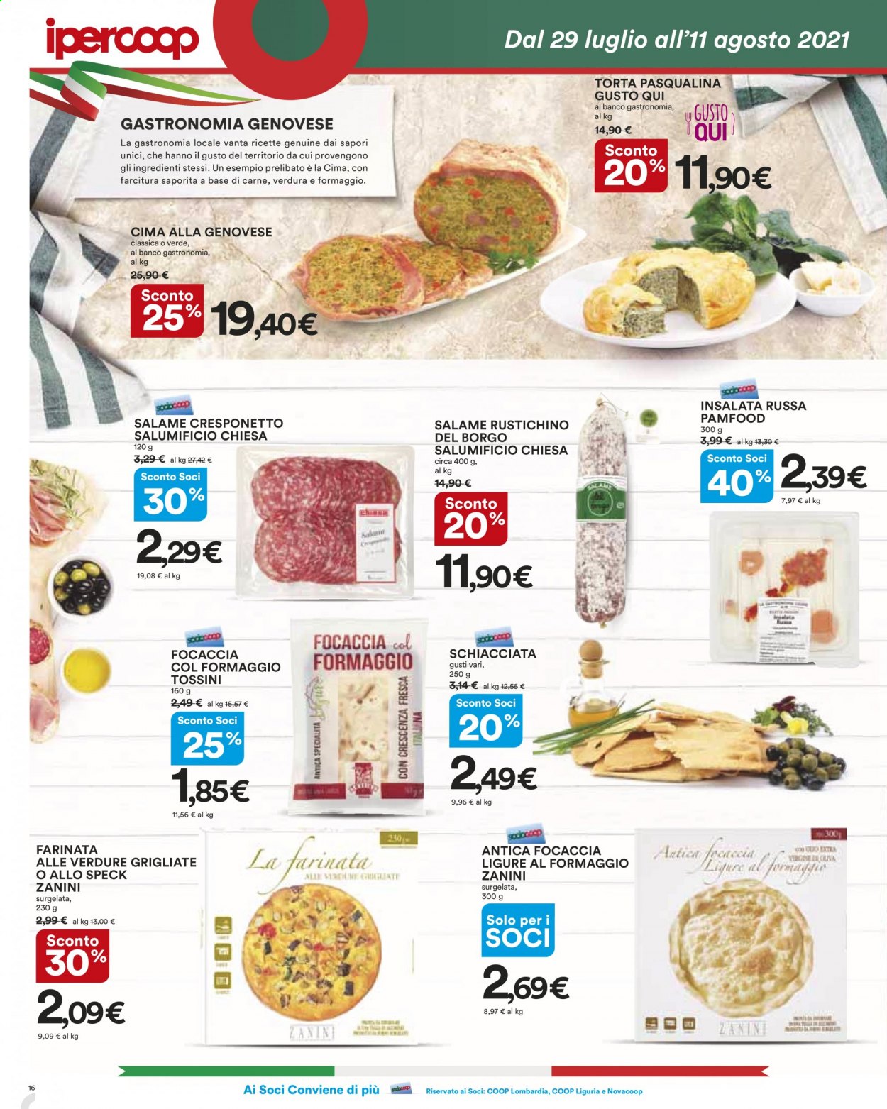 Volantino Coop - 29/7/2021 - 11/8/2021. Pagina 16