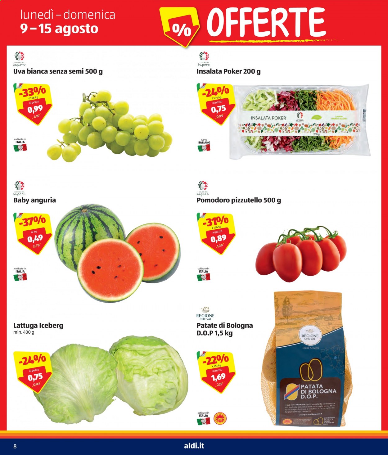 Volantino Aldi - 9/8/2021 - 15/8/2021. Pagina 8