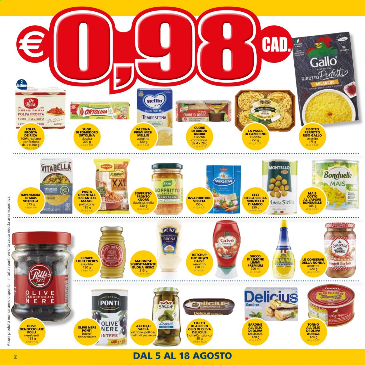 Volantino Il Gigante - 5/8/2021 - 18/8/2021. Pagina 2